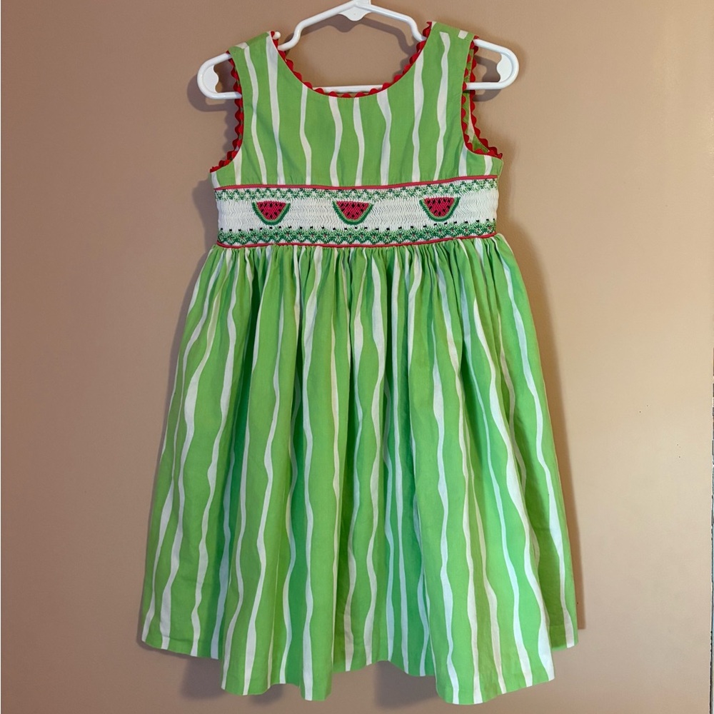 Watermelon Smock Toddler Dress